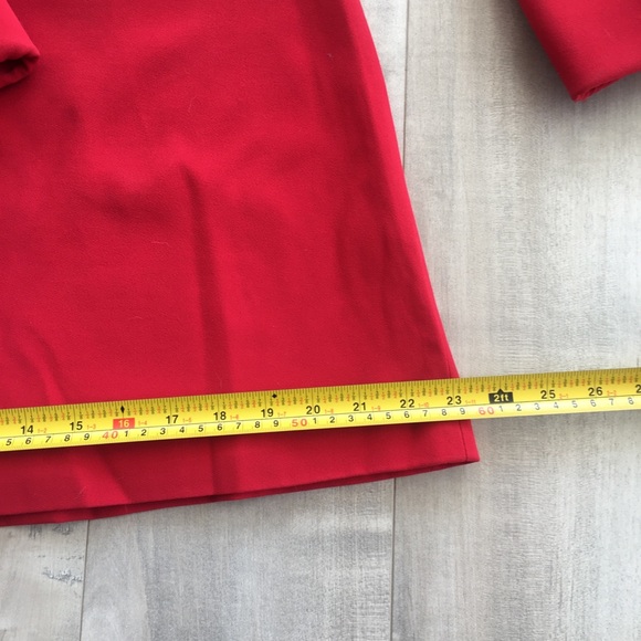 ALEXIS red off the shoulder crepe cocktail dress - Picture 13 of 15